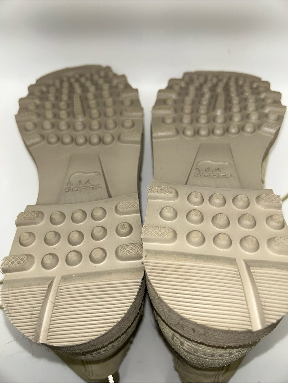 Sorel beige combat boots NWOB size 5.5 - Picture 6 of 7